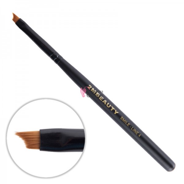 Pensula pentru gel 2M Black Beauty din par natural Smile Line 4